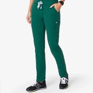 Figs Scrubs Yola Skinny Pant - Hunter Green XSP
